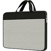 Laptop sleeve 15.6 inch, Laptop Case, laptop bag, Durable Shockproof Protective Computer Cover Carrying Bag Briefcase for 15" 15.6" HP Asus Acer Dell Lenovo Laptop Notebook Ultrabook, (Black/Grey)