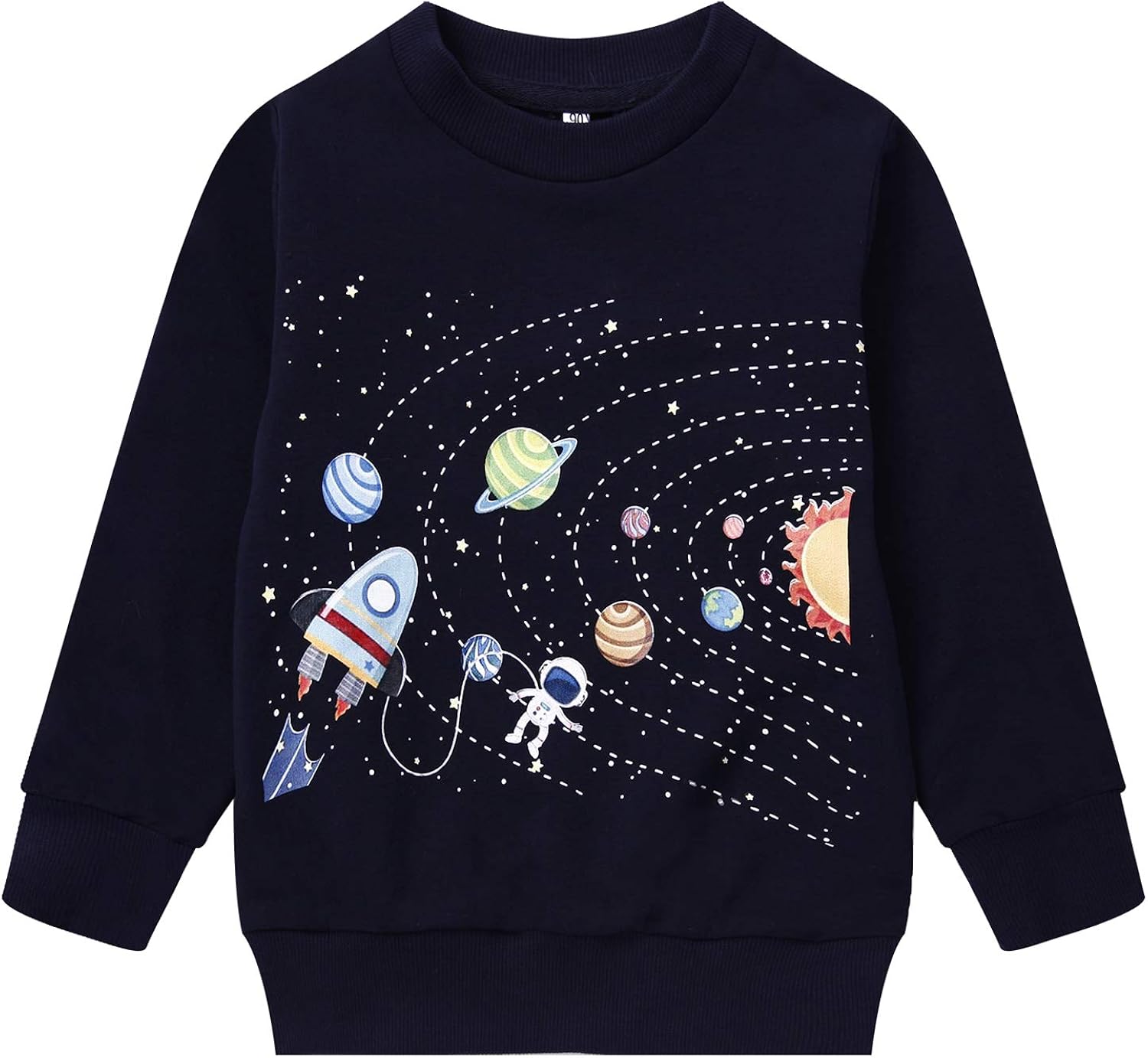 Toddler Boys Dinosaur Sweatshirts Cartoon Winter Long Sleeve Kids Sport Outdoor Pullover Tops Tees 2T-8T: Clothing