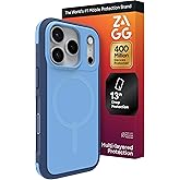 ZAGG Sedona Snap Case for iPhone 17 Pro - Blue Royal Ember, Drop Protection (13ft/4m), Graphene-Reinforced Multi-Layer Protection, MagSafe Phone Case with Impact-Absorbing Bumpers, Slim & Lightweight