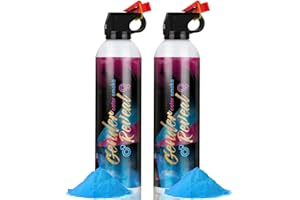 WITOROR Gender Reveal Fire Extinguisher 2 Packs, Gender Reveal Ideas, Baby Girl Reveal Party Ideas 100% Biodegragable for Gender Reveal Decorations（Blue）