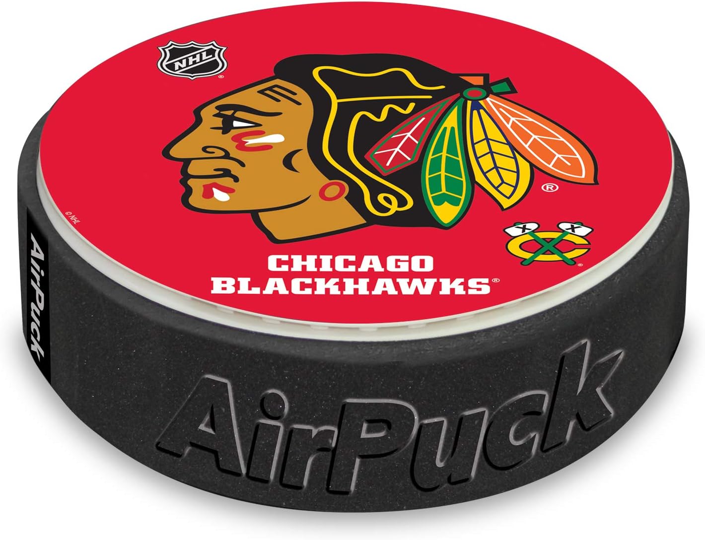 NHL Hockey Air Pucks Chicago Blackhawks Hockey Team - LED Hockey Puck & Indoor Hockey Pucks - Air Hockey Games for Kids - Fun Kids Hockey Toys : Sports & Outdoors