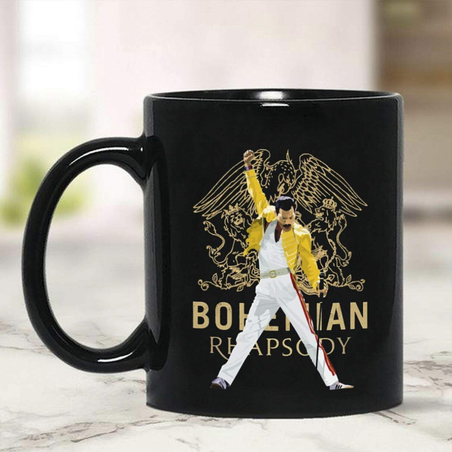 Gifts Mug - Bohemian Rhapsody Freddie Mercury QUEEN - Coffee Mug 11oZ