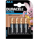 Duracell Ultra Alkaline AA Batteries (Pack of 4)