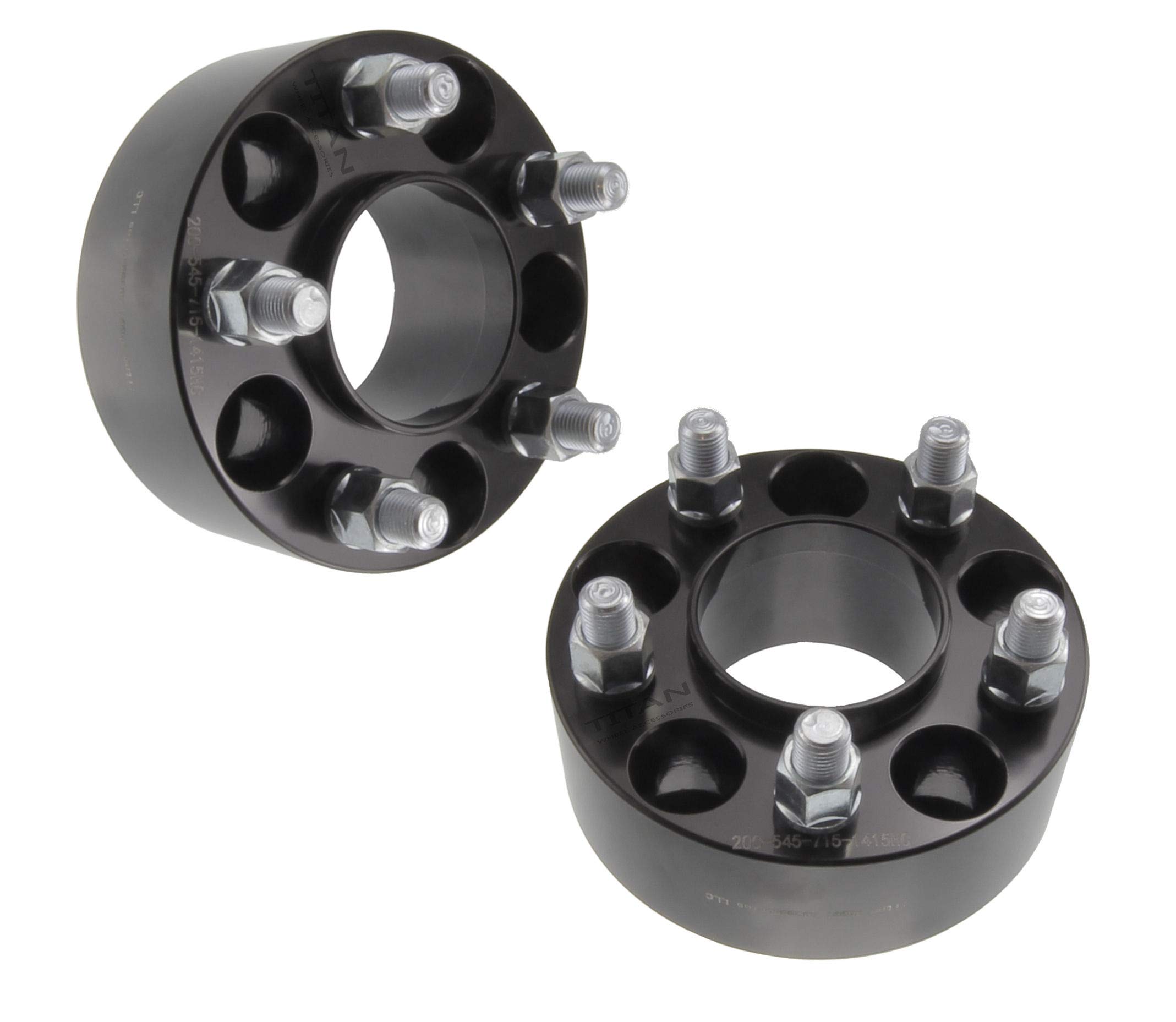 (2) 50mm (2") 5x4.5 Hubcentric Wheel Spacers Fits Dodge Charger