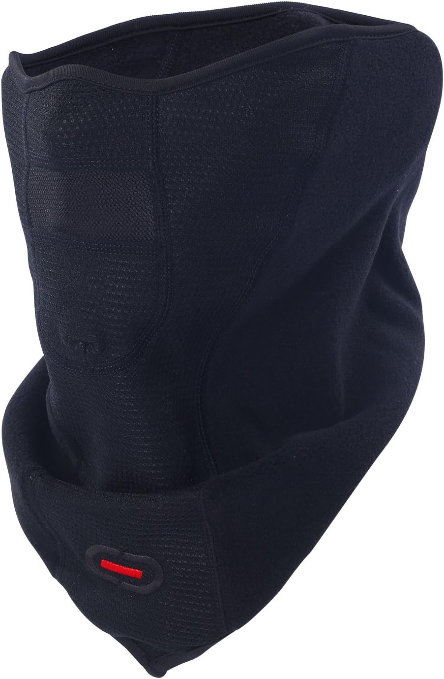 DICKEE Windproof Ski Mask Thicken Fleece Adjustable Face Warmer Professional Skiing Motorcycling Winter Sports Half Face Mask