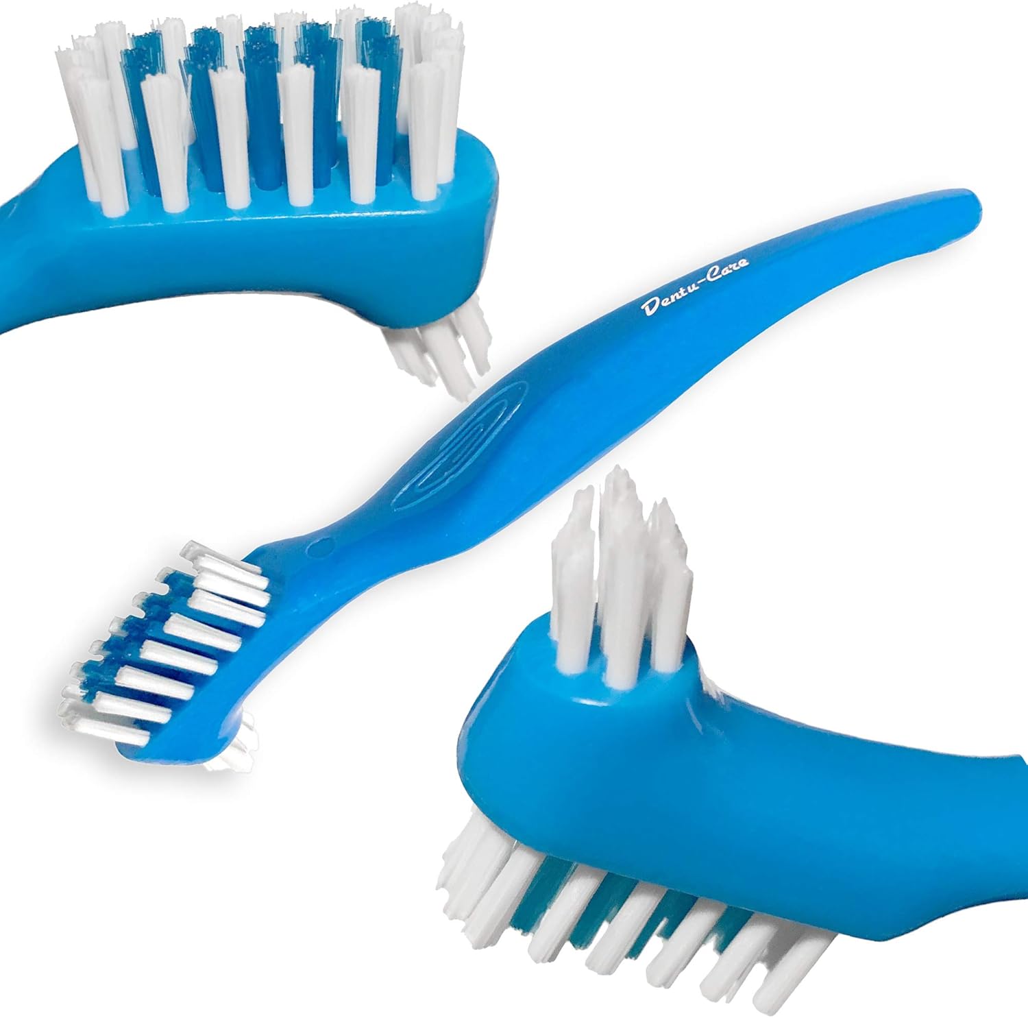 Dentu-Care Denture Case with 2 Denture Cleaning Brushes, Retainer Case with Lid and Draining Basket for Cleaning and Storing: Health & Personal Care