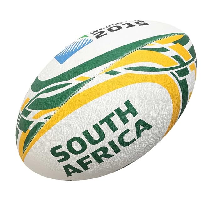 Gilbert RWC 2015 South Africa - Balón de Rugby (tamaño 4), diseño ...