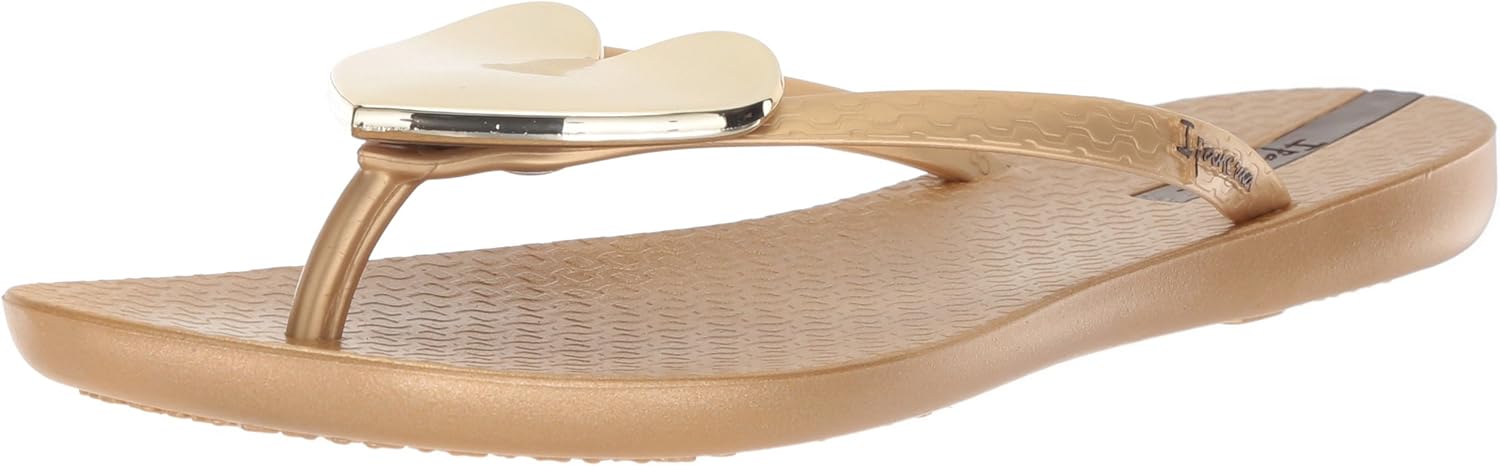 ipanema women's wave heart flip flop