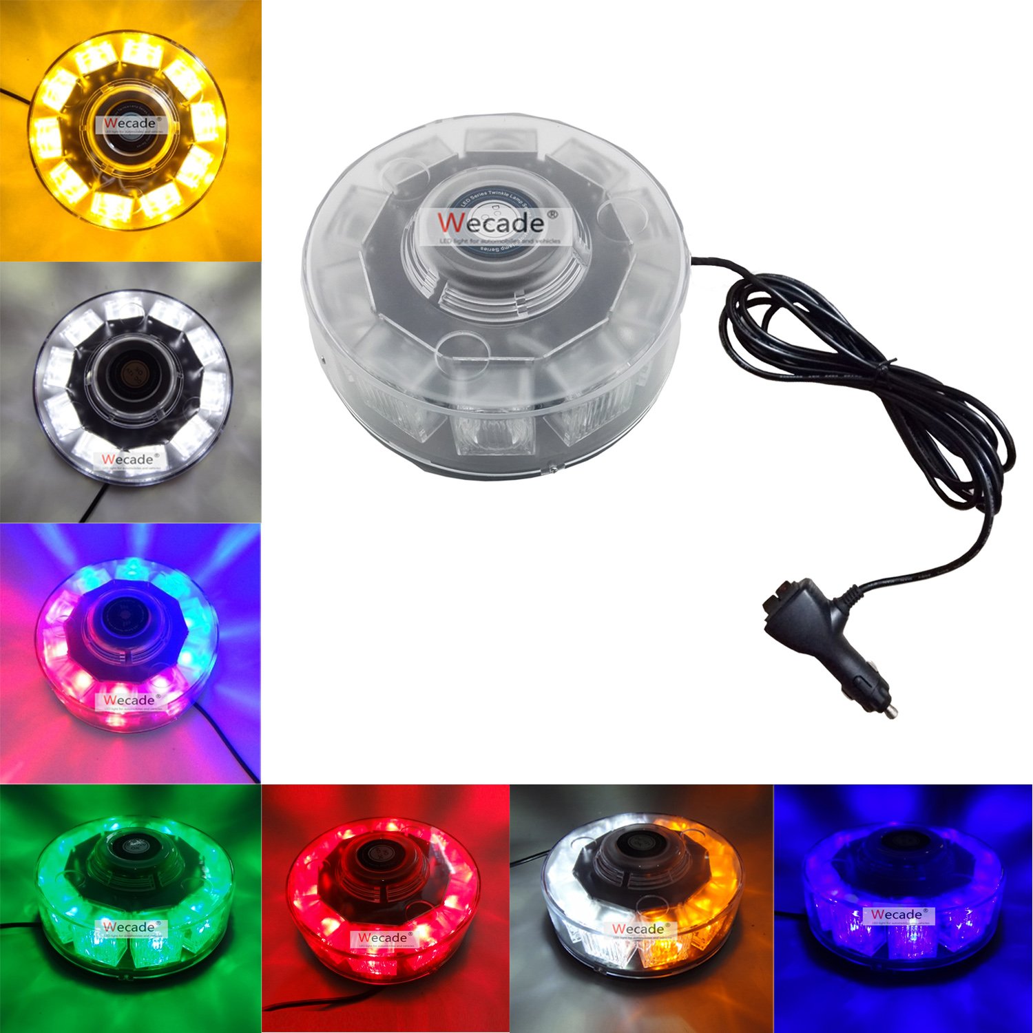 Wecade High Intensity 10 LED 30W Volunteer Firefighter Emergency