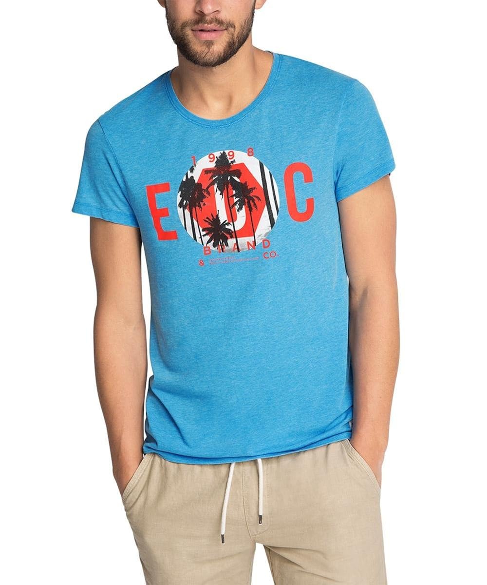 ESPRIT Herren T-Shirt – Klassische Passform, Aus Baumwolle, Nachhaltig