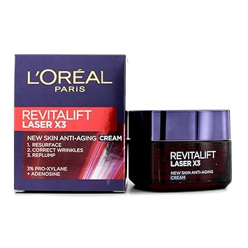 L'Oreal Paris Revitalift Laser X3 New Skin Anti Aging Day Cream, 50ml