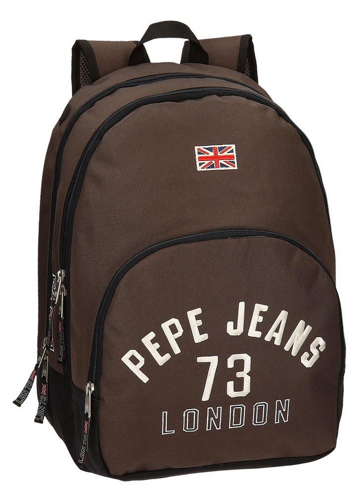 Pepe Jeans Mochila Adaptable a Carro Diseño Kanoa Color Marrón  Litros