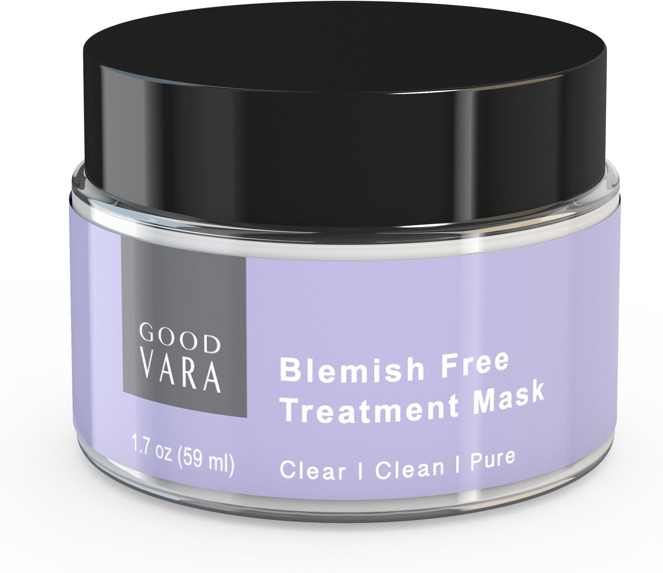 Goodvara Premium Blemish Free Treatment Mask & Oil Control - Acne Treatment Face Mask for Hormonal Acne, Teens, Adults – Facial Mask To Reduce Wrinkles, Blemishes, Blackheads & Pore Minimizer