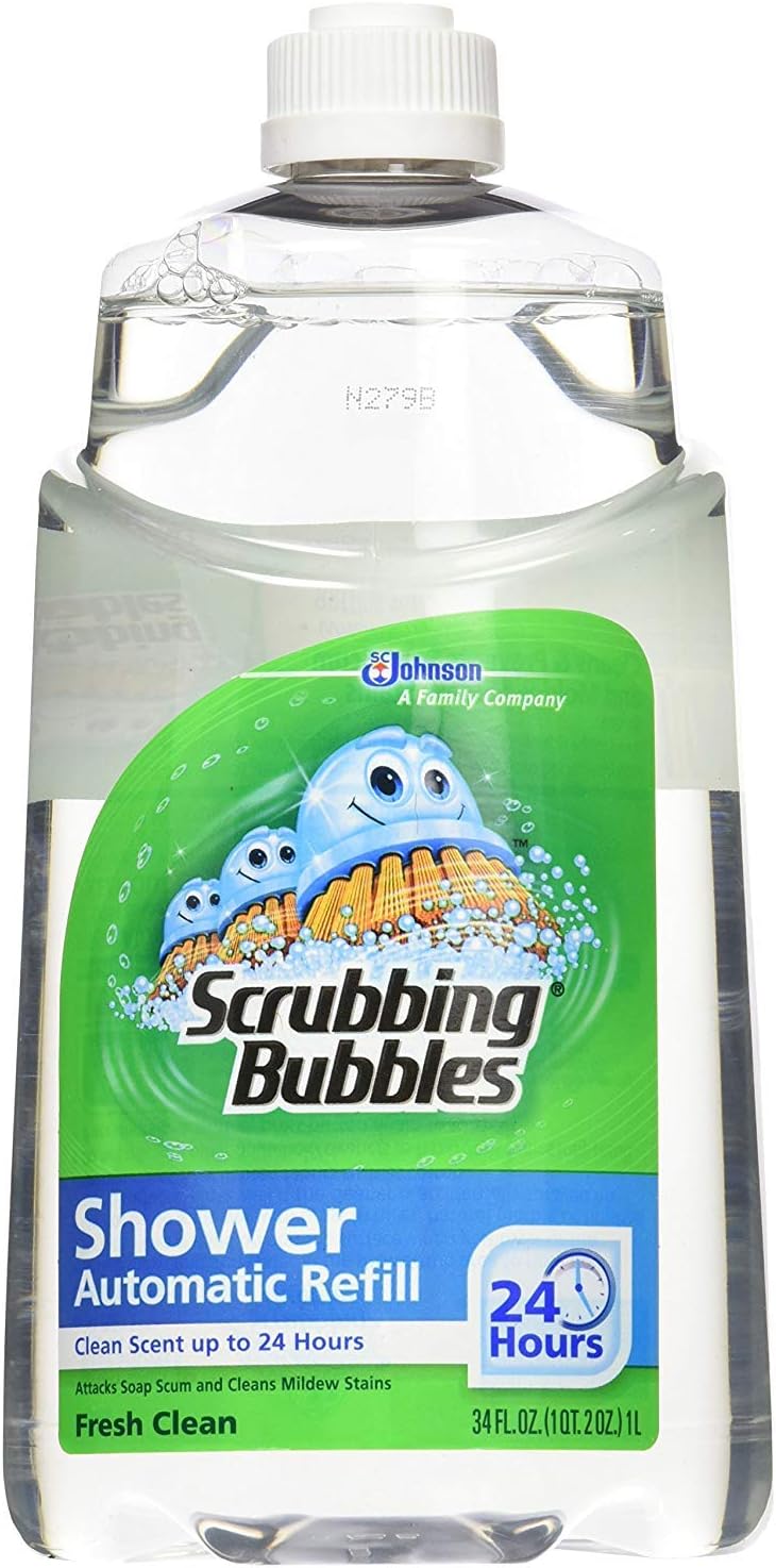 Scrubbing Bubbles Recharge de nettoyant automatique pour douche Parfum