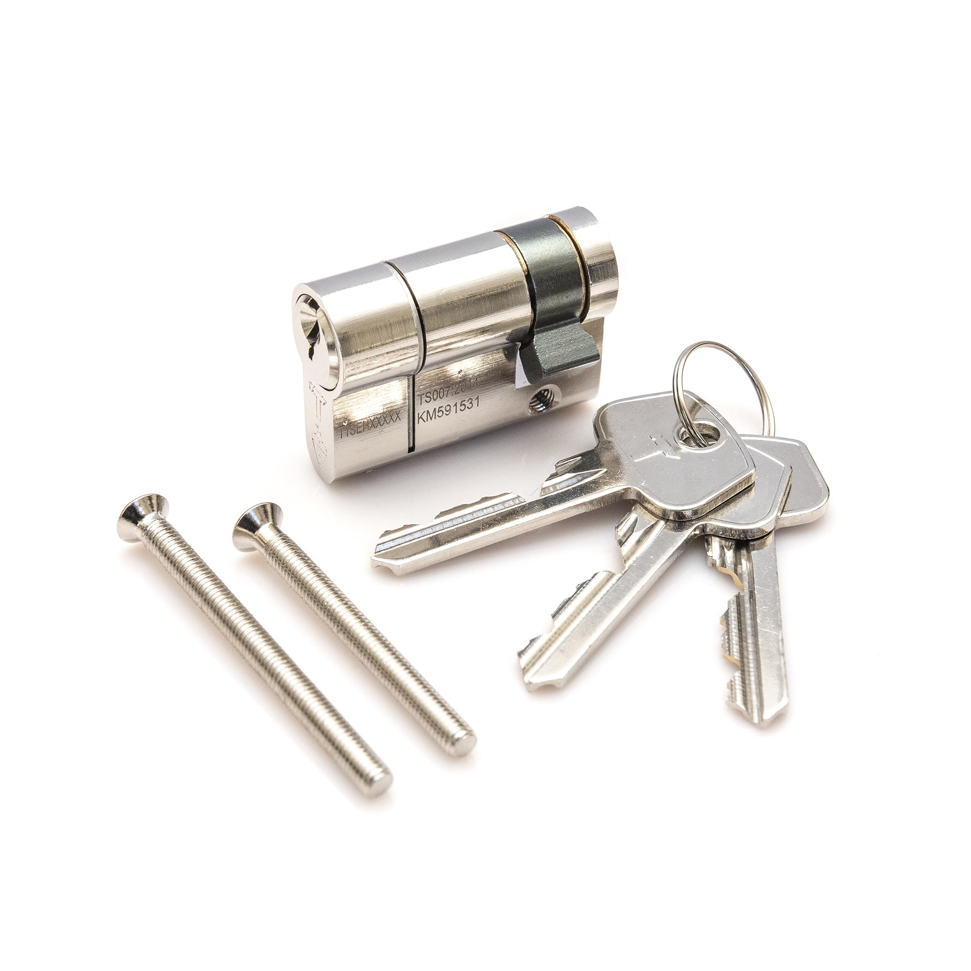 High Security - TSS Single (Half) Euro Cylinders TS007 1 Star Lock, Kitemarked and Insurance Approved. British Standard and Insurance Approved (32mm/10mm (42mm Total Length)