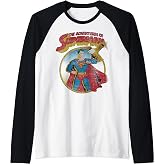 DC Comics Superman With Eagle Raglan Baseball Tee