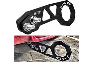 Rear Tow Hook for Universal Car, Racing Trailer Hook Black