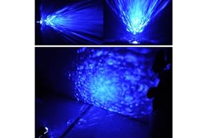 WONSUNG Stage Disco Lights Christmas RGB Waterwave LED Lamp Night Club Light DJ Sky Cloud Effect LED Stage Lighting for Home Bedroom Party Decorations