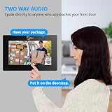 ANJIELO SMART 7'' Video Doorbell Intercom 1080P Camera RFID Fingerprint App view 4