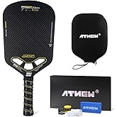 Pickleball Paddles T700 3K Carbon Fiber Picklebll Paddle with Aero Throat Edgeless Designed 16MM Thermoformed Pickleball Racket USAPA Approved