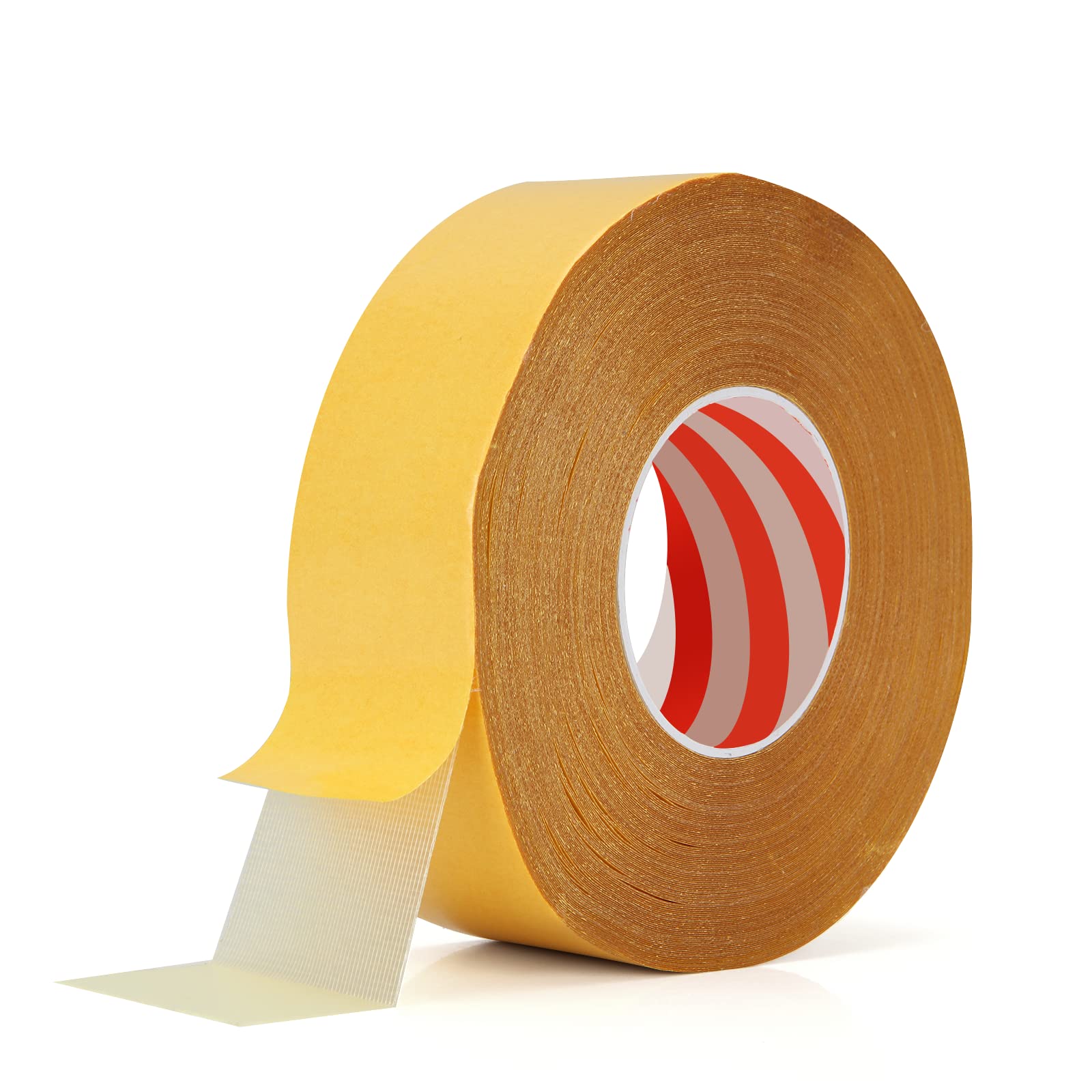 GOYADA Double Sided Carpet Tape 50mm x 50m, Carpet Tape Double Sided Heavy Duty Mesh, Carpet Gripper Tape Mesh Rug Gripper for Carpet