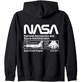 Nasa Inspiration Collection &ndash; Space Shuttle Program White Zip Hoodie