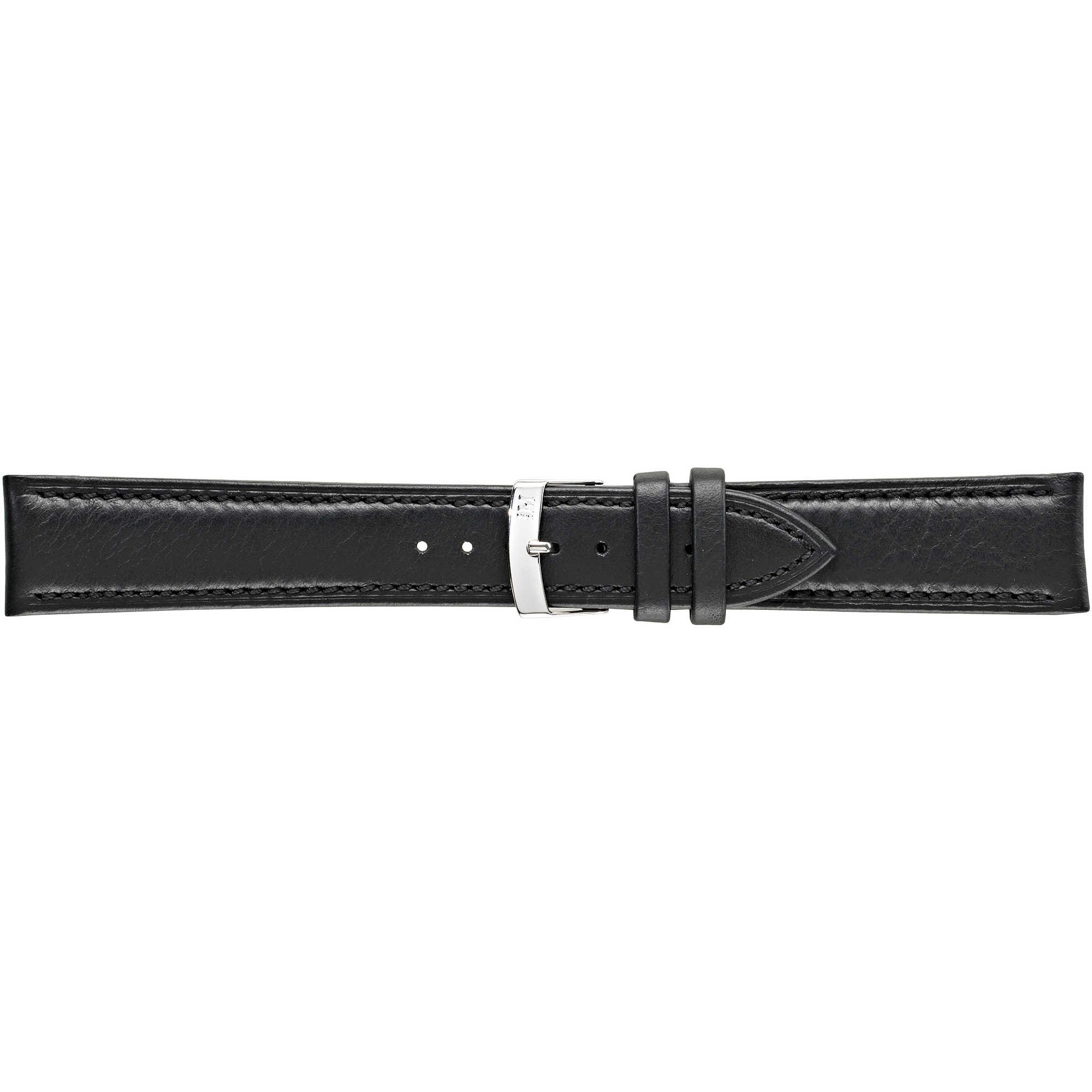 Morellato Unisex Leather Strap Musa Black 16mm A01X3935A69019CR16, Black, strap