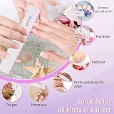 METEOROCK 80/80 Grit Nail File Double Sided 12 Pc Poly Extension Salon Manicure view 6