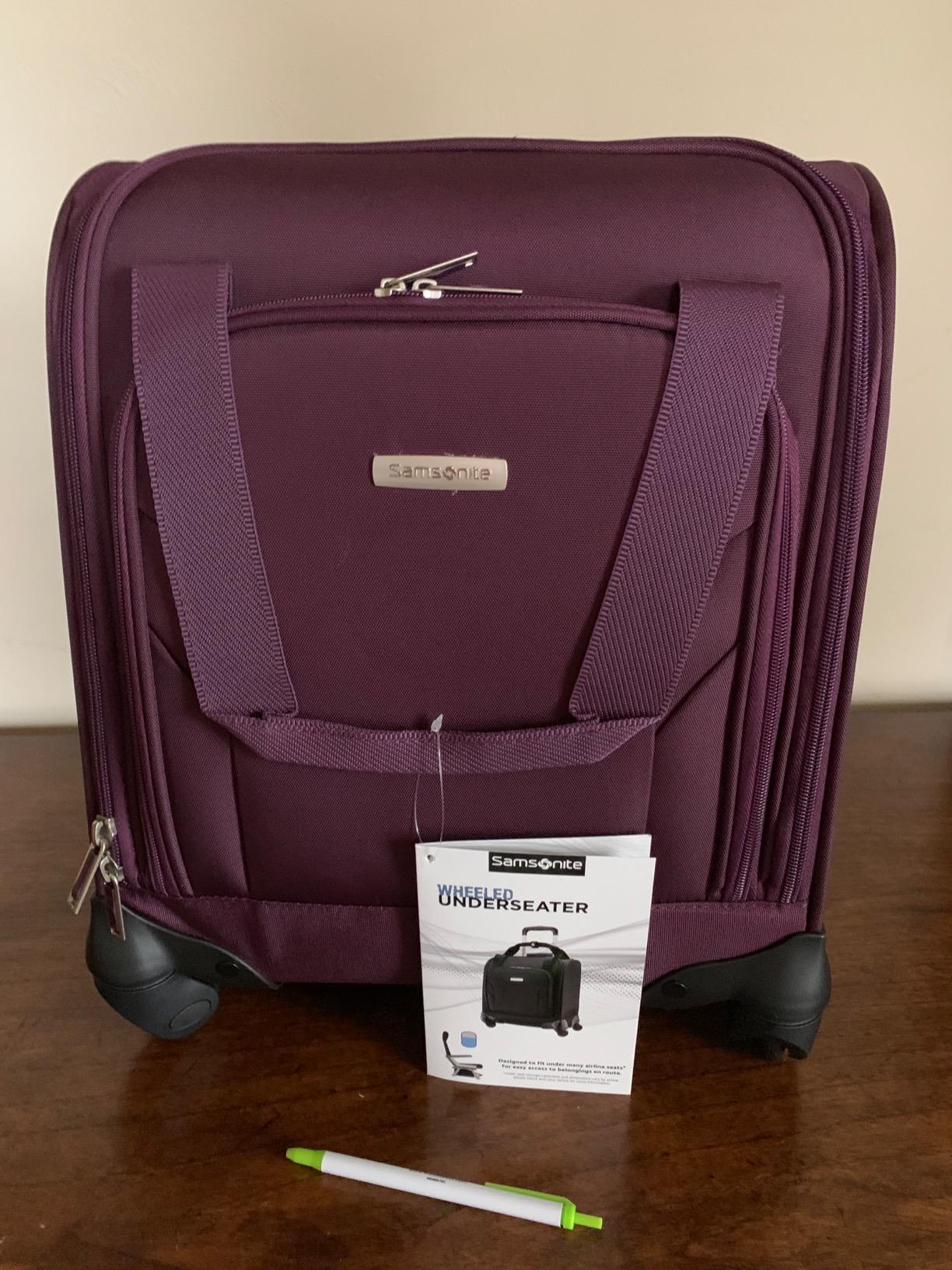 37/mo Finance Samsonite Underseat CarryOn Spinner with USB Port
