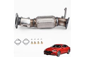 Razstdala 52547 Stainless Steel Front Flex Exhaust Pipe Fit For 2011-2014 Sonata 2.4L(Not For Hybrid), New Replacement Withou