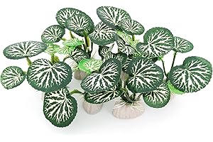 Vtapliea 6PCS Aquarium Plants Fish Tank Decorations Betta Silk Plastic Plants for Aquarium Decor