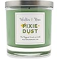 Walter & Rosie - Pixie Dust Candle 11 oz - Scented Candle - Inspired by Peter Pan - Soy Wax Blend - Up to 40 Hrs - Long Burning Candle - Reuseable Glass Jar