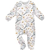 Dussdil Baby One-Piece Footies Newborn Rompers Pajamas Cotton Footed Pjs for Sleep Play Boys Girls