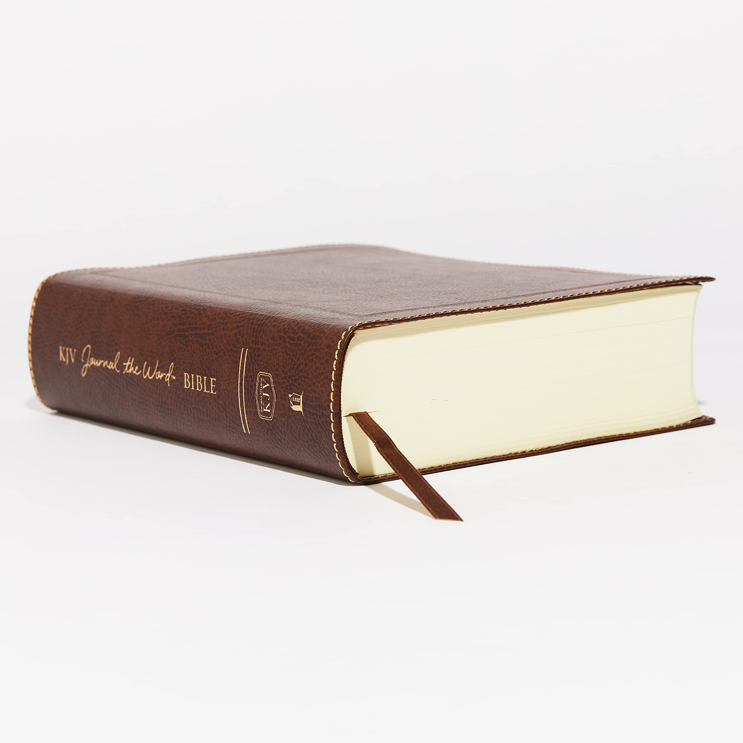 KJV Large Print Bible, Journal the Word, Reflect, Journal or Create Art Next to Your Favorite Verses (Brown Bonded Leather, Red Letter, Comfort Print: King James Version) KJV Large Print Bible, Journal the Word, Reflect, Journal or Create Art Next to Your Favorite Verses (Brown Bonded Leather, Red Letter, Comfort Print: King James Version) Leather Bound Paperback