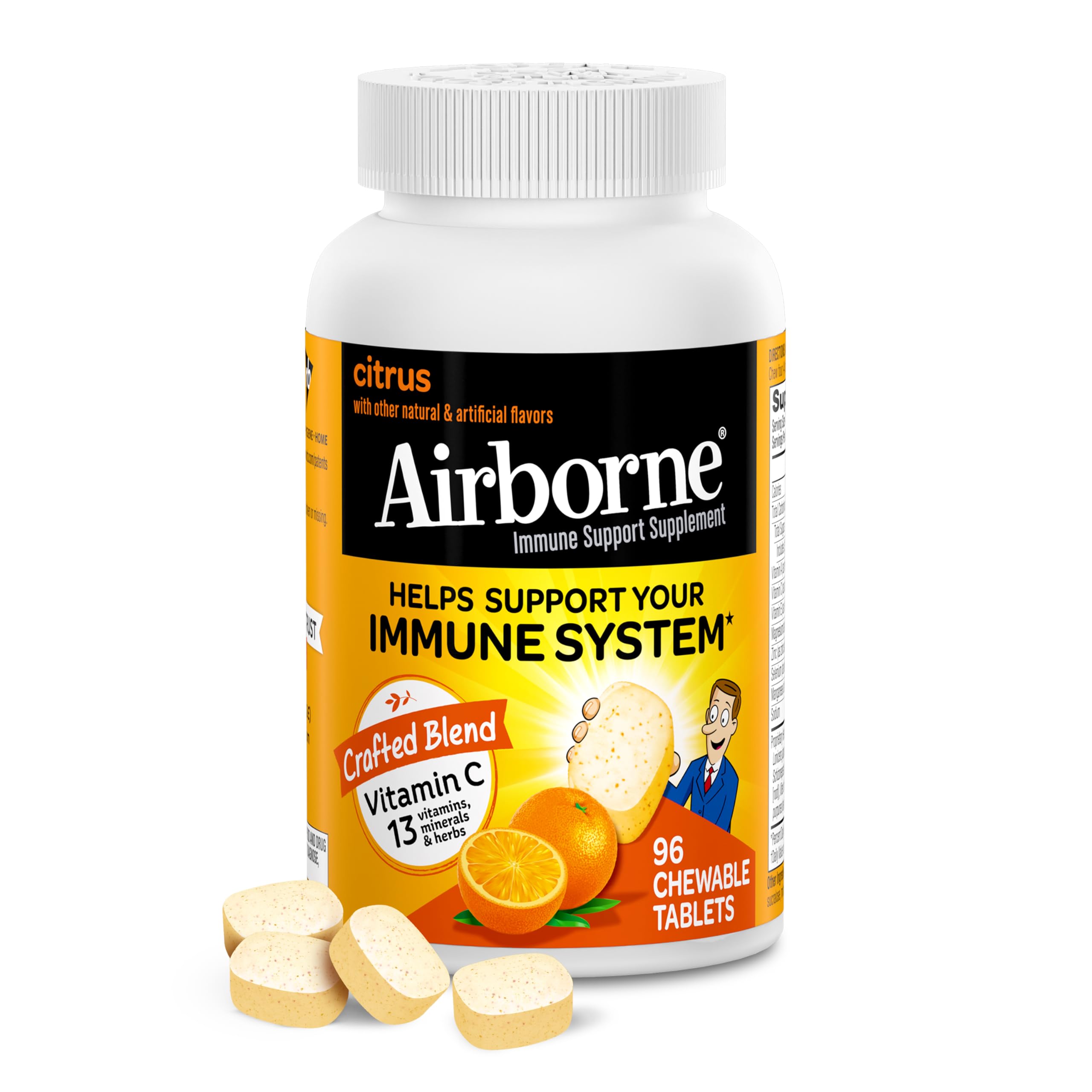 Airborne Original Chewable Tablets (Citrus)