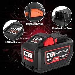 Upgraded to 12000mAh High Capacity Replacement