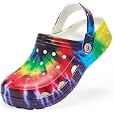 Kids Boys&Girls Black Camouflage Clogs Children's Beach Shoes Classic Marbled Tie Dye Clog Little Kid