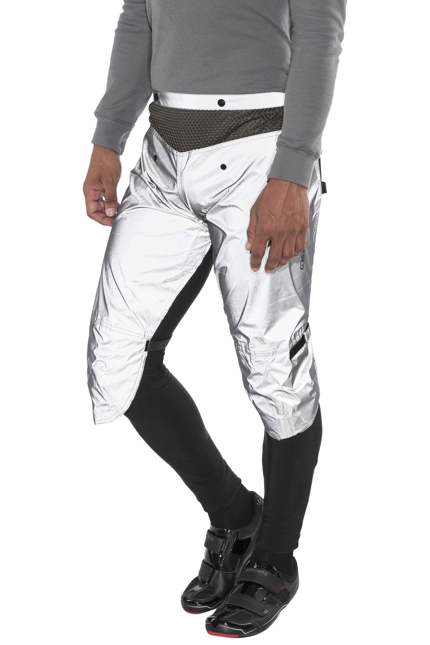 Cicli Bonin Unisex's Rainlegs , Reflective, One Size