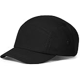 Croogo 5 Panel Short Brim Cotton Baseball Cap Adjustable Hat for Men | Unstructured,five panel design,soft cotton fabric,short brim,adjustable fit,casual outdoor style