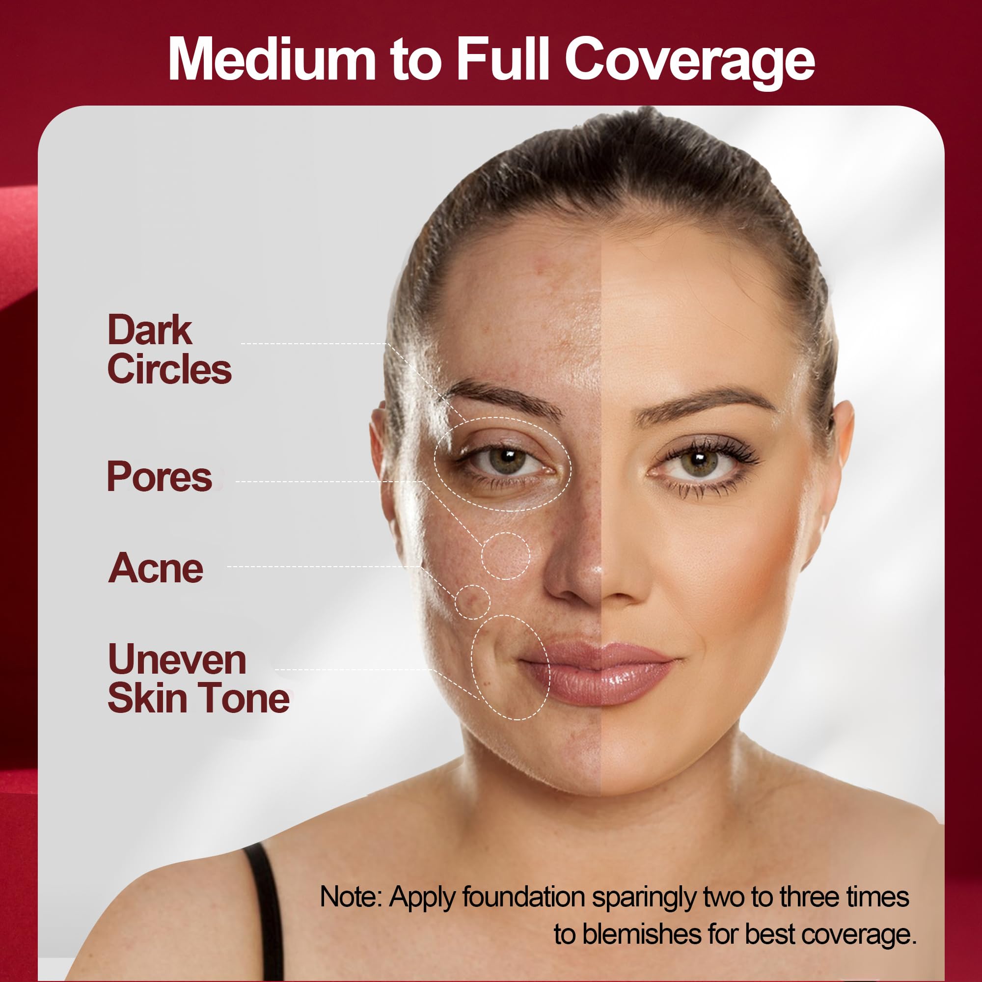 FV Waterproof Foundation, Medium Coverage, Oil-free & Long Lasting, Lightweight, Matte Foundation for Oily/Normal Skin, Transfer Proof Liquid Foundation Makeup, 30g, Natural Beige