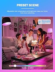 Vanance Smart Light Bulbs 4Pack with Remote, A19