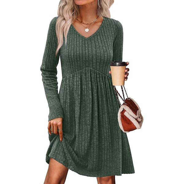 gray empire waist sweater dress Angel Maternity Celeste Maternity Dress in Whispering Almond Linen
