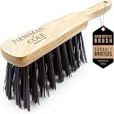 Newman and Cole Natural Wooden Hand Brush Hard Synthetic Bristle