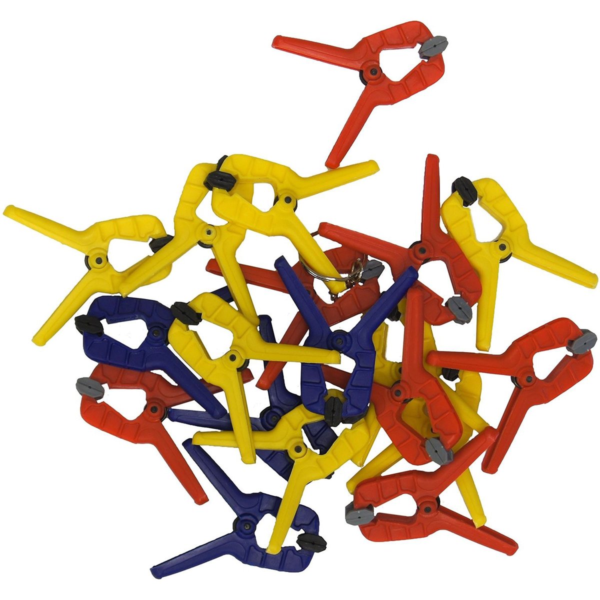 Connex COXT864425 Spring Clamps, Multi-Colour, 20 pieces, size: 25 mm