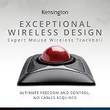 Kensington Expert Mouse Wireless Trackball Red K72359WW Ambidextrous view 6