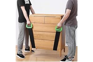 AIFUSI Adjustable Lifting Moving Straps - 2 Pack Furniture Moving Straps for Furniture, Boxes, Mattress, Construction Materials and Heavy, Supports Up to 600 Lbs