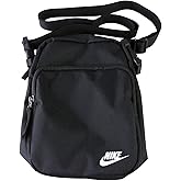 Nike Heritage Small Items 2.0 Tote Bag, Black/Black/(White), One Size