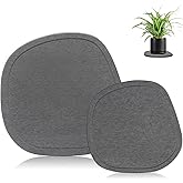 DOVORSY Plant Saucers Instant Dry Diatomaceous Earth Stone Plant Trays Absorbent Durable Flower Pot Saucers for Indoor & Outdoor Use, Keep Floors and Counters Clean and Dry(Large & Small,Irregular)