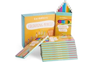 THE TWIDDLERS 10 Pack of 12 Colored Pencils Bulk, 120 Count, Pre-sharpened Mini Coloring Pencils for Kids, Back to School Supplies for Teachers, Classroom Prizes, Party Bag Fillers
