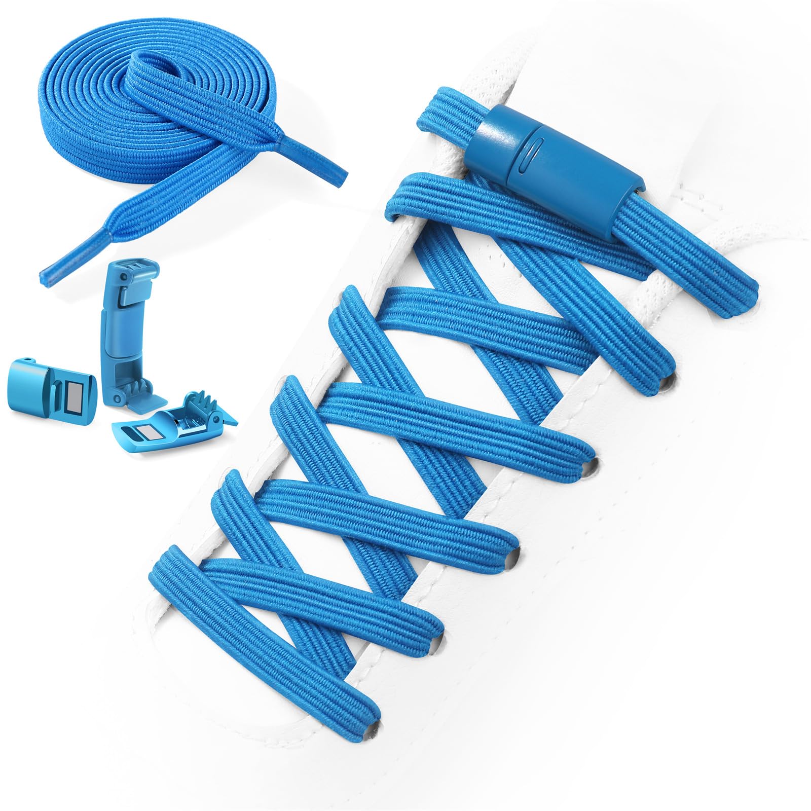 Flat Elastic No Tie Shoe Laces for